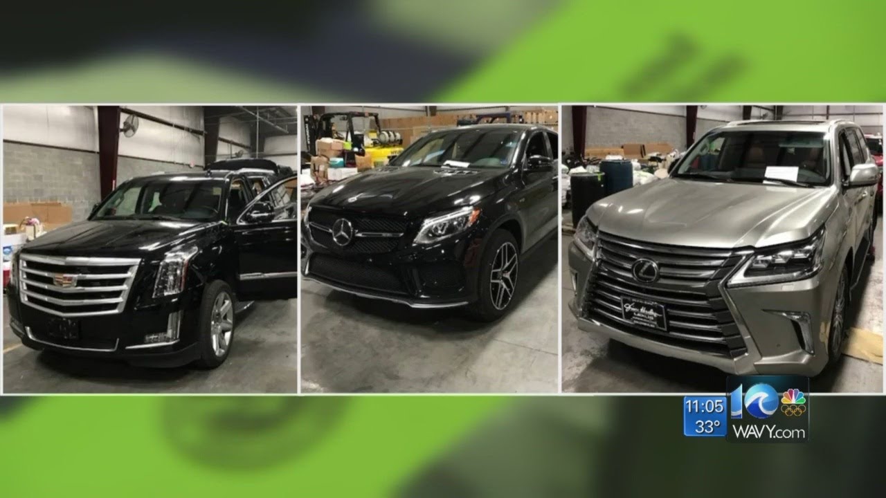 Stolen vehicles destined for Africa stopped at Port of Norfolk