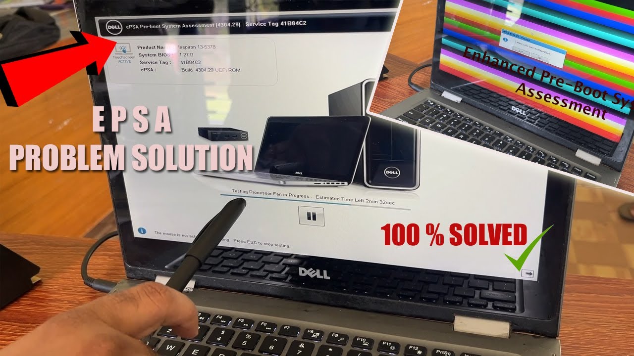 ePSA Pre-boot System Assesment Problem In Dell Laptop