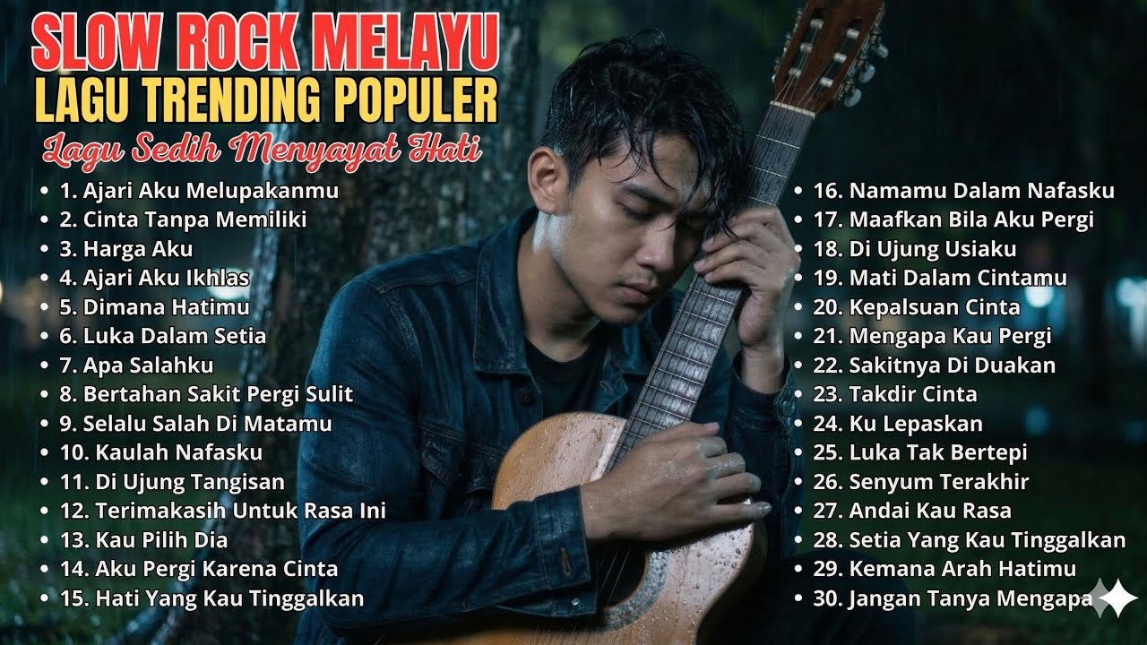 KUMPULAN LAGU VIRAL TRENDING - LAGU SEDIH MENYAYAT HATI - SLOW ROCK MELAYU TERBARU 2026
