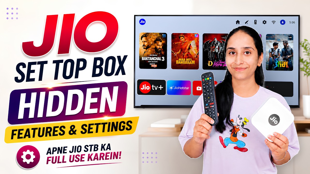 Jio Set Top Box Hidden Features & Settings 🔥 | Jio STB Tips & Tricks