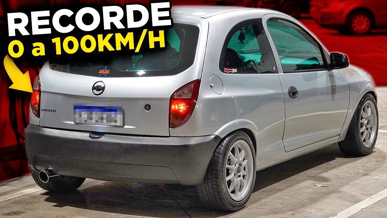ACELERANDO TUDO NO CELTA 1.8 COM MOTOR DE MONTANA *foi recorde*