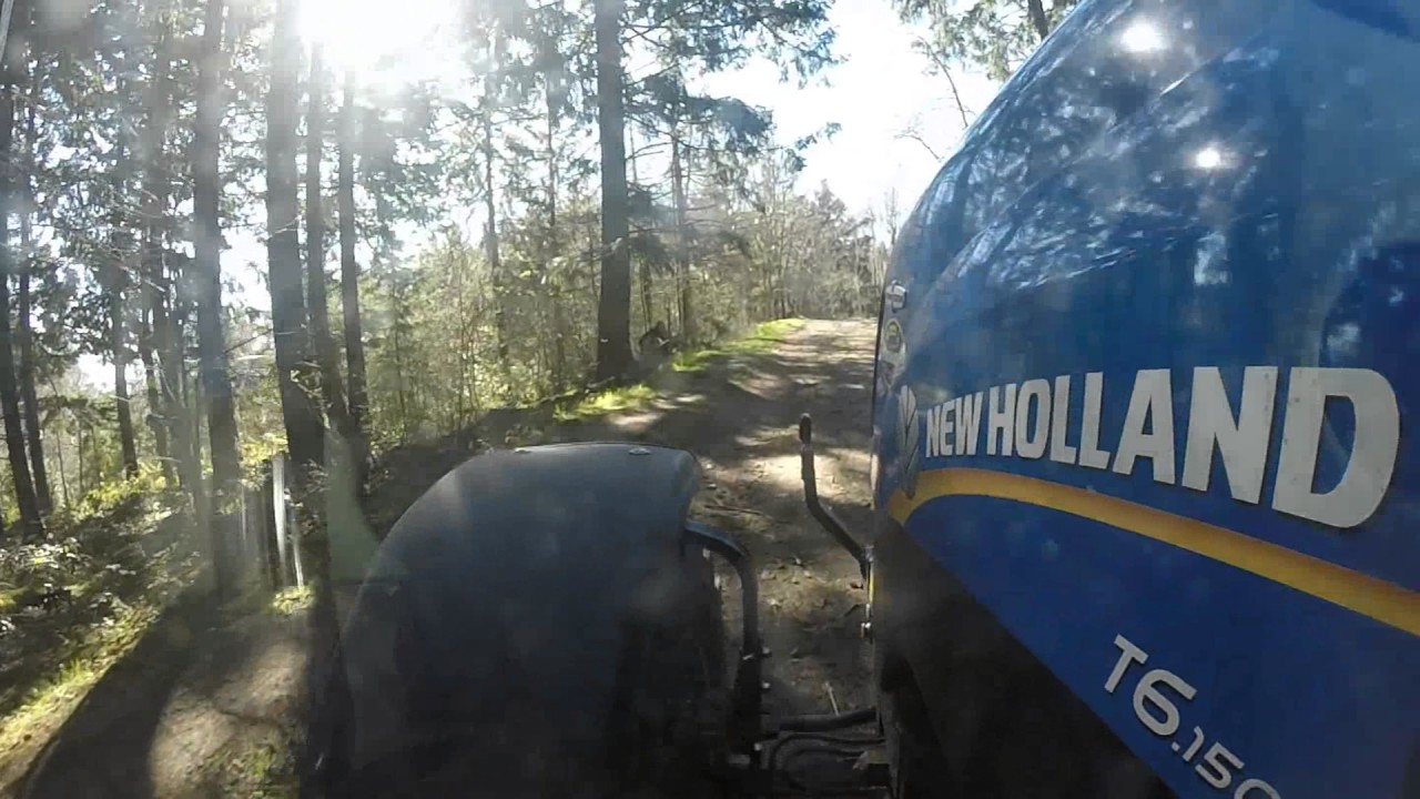 Transport de bois 2017 ! New Holland T6.150/ MAITRE [GoPro]