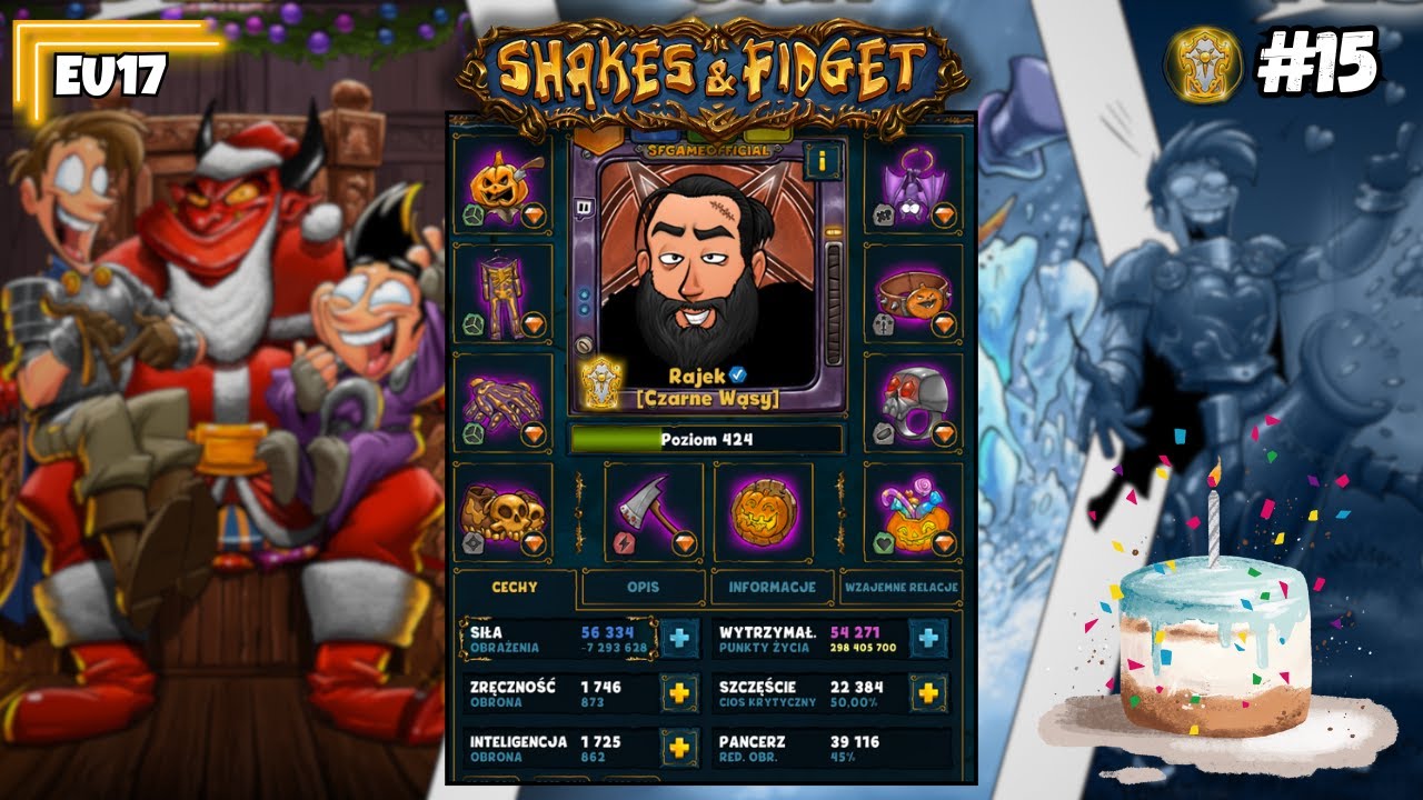 🥳 EU17 vs 365 DNI! | AKT. 28.5 + MAP | SHAKES & FIDGET | RAJEK