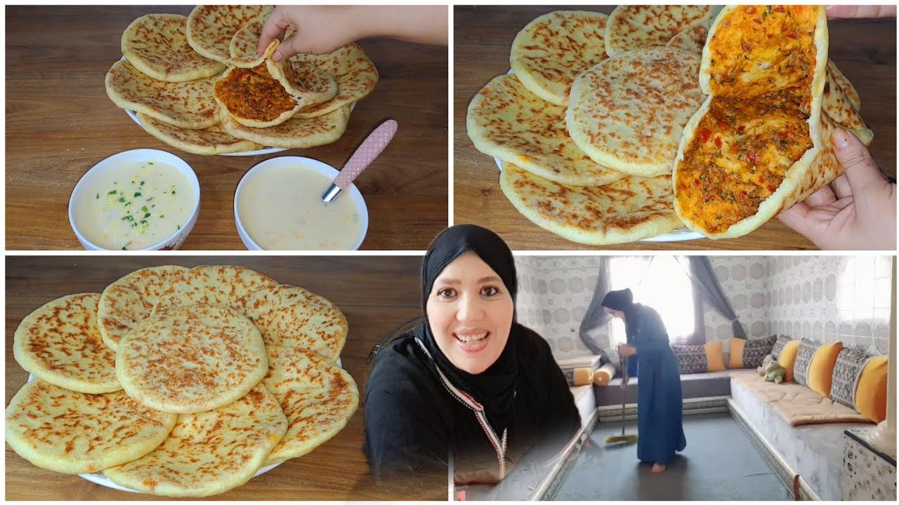 مخامر معمرين بحشوة لذيذة واقتصادية بدون للحوم 🥞روتين مسائي كلو حداكة🤱