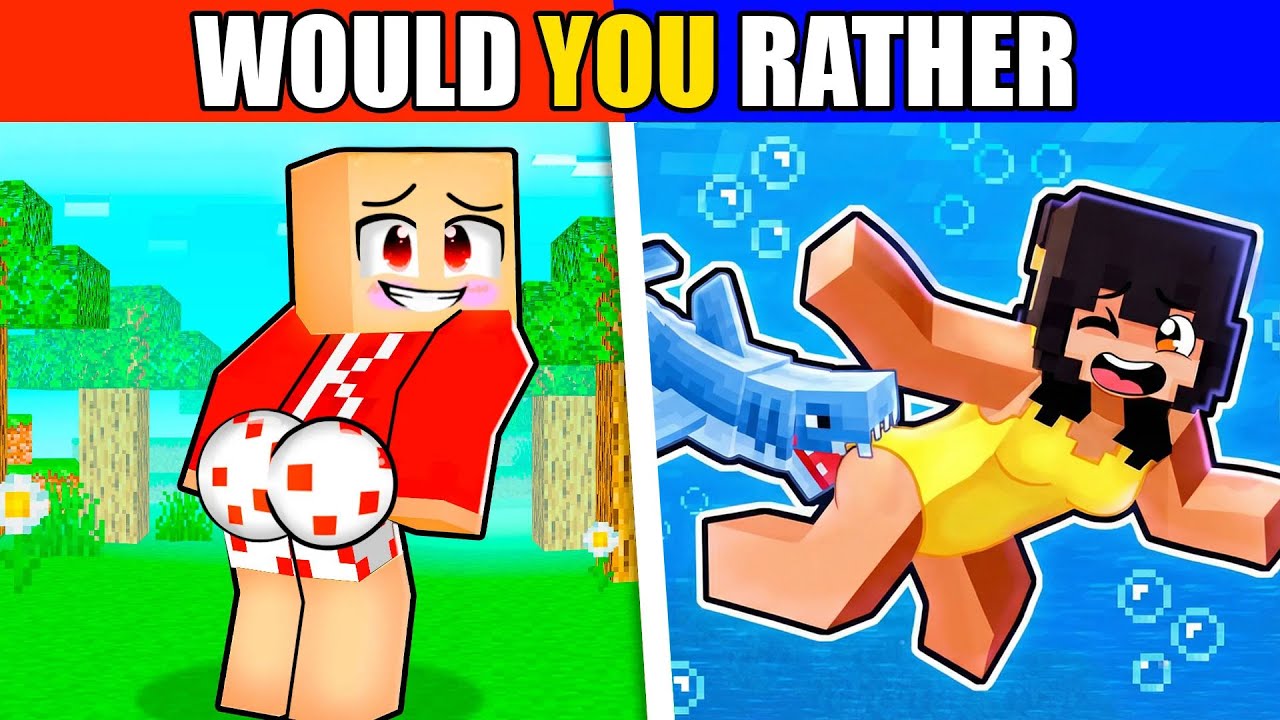Nur 1% überleben das! Würdest du eher? 😱 ⛏️