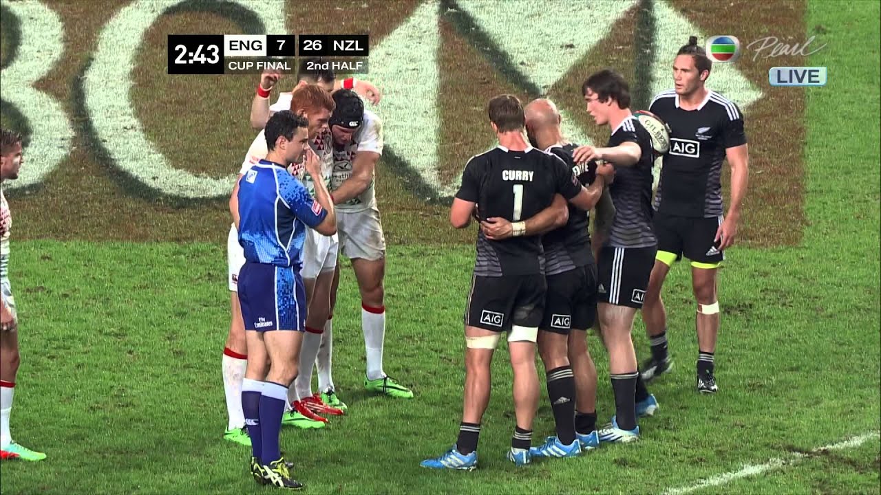 2014 Hong Kong IRB Sevens Cup Final England vs New Zealand Part 2
