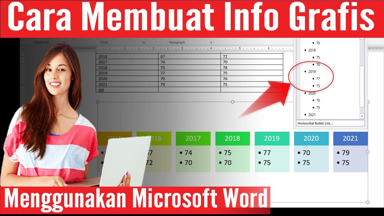 cara membuat infografis di word