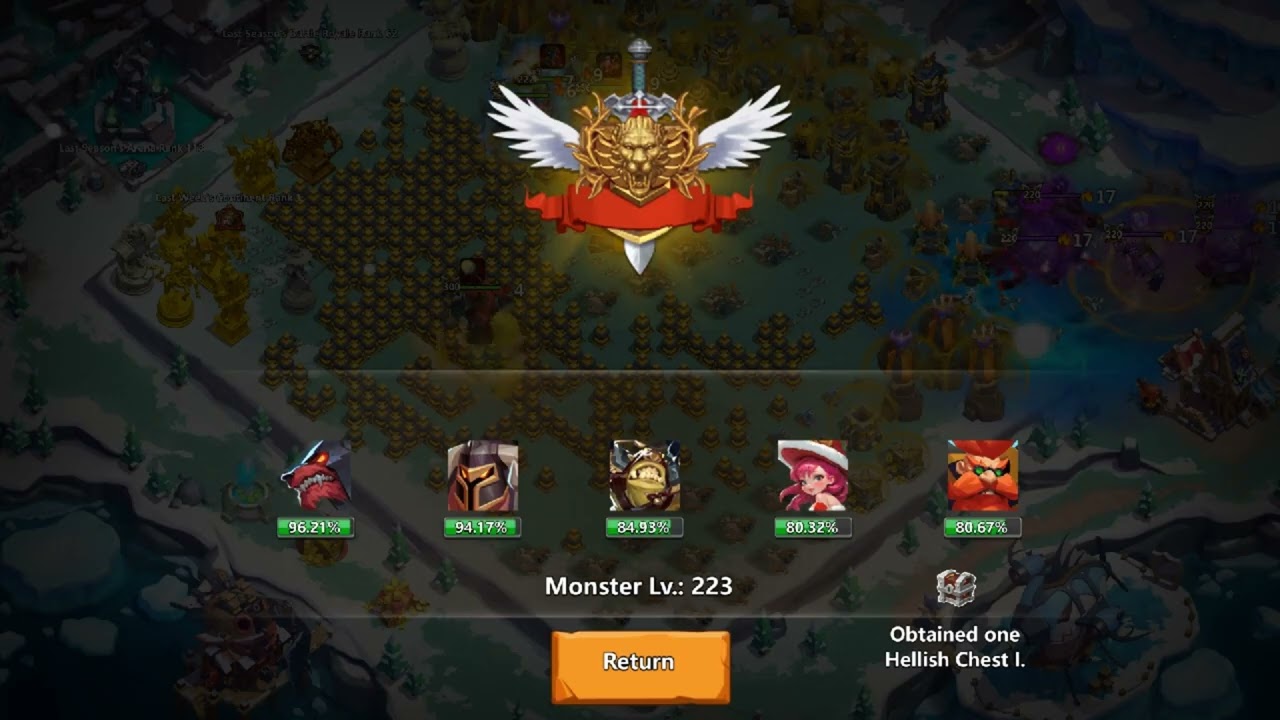 Hellish Hords 200+ Waves Part2 -Clash of Lords 2