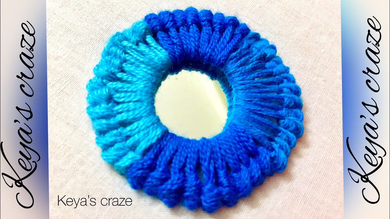 Tutorial no-237/ mirror hand embroidery tutorial | Shesha hand embroidery tutorial | 2018
