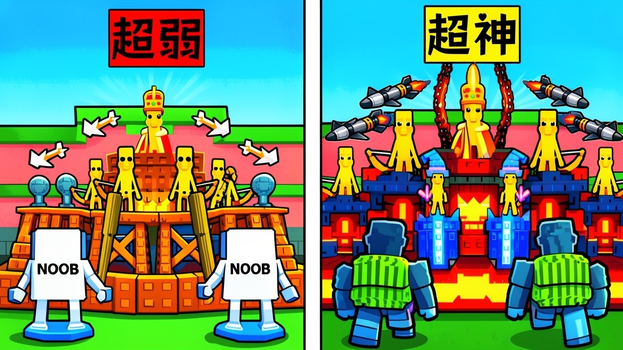 【腦腐怪物防禦戰】我升級了所有的防禦塔！我可以戰勝腦腐怪物大軍嗎？最後一集最終戰！？【Roblox】【機械方塊】訂閱破100 抽３位２００Ｒ幣💰