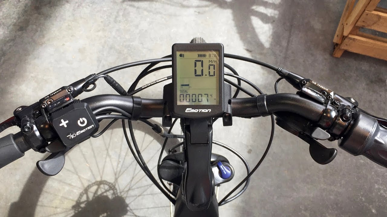 BH Easy Motion Big LCD Display Settings