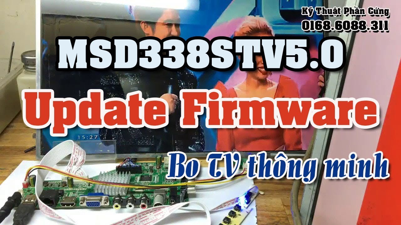 MSD338STV5.0 Update Firmware, Select language, Install App