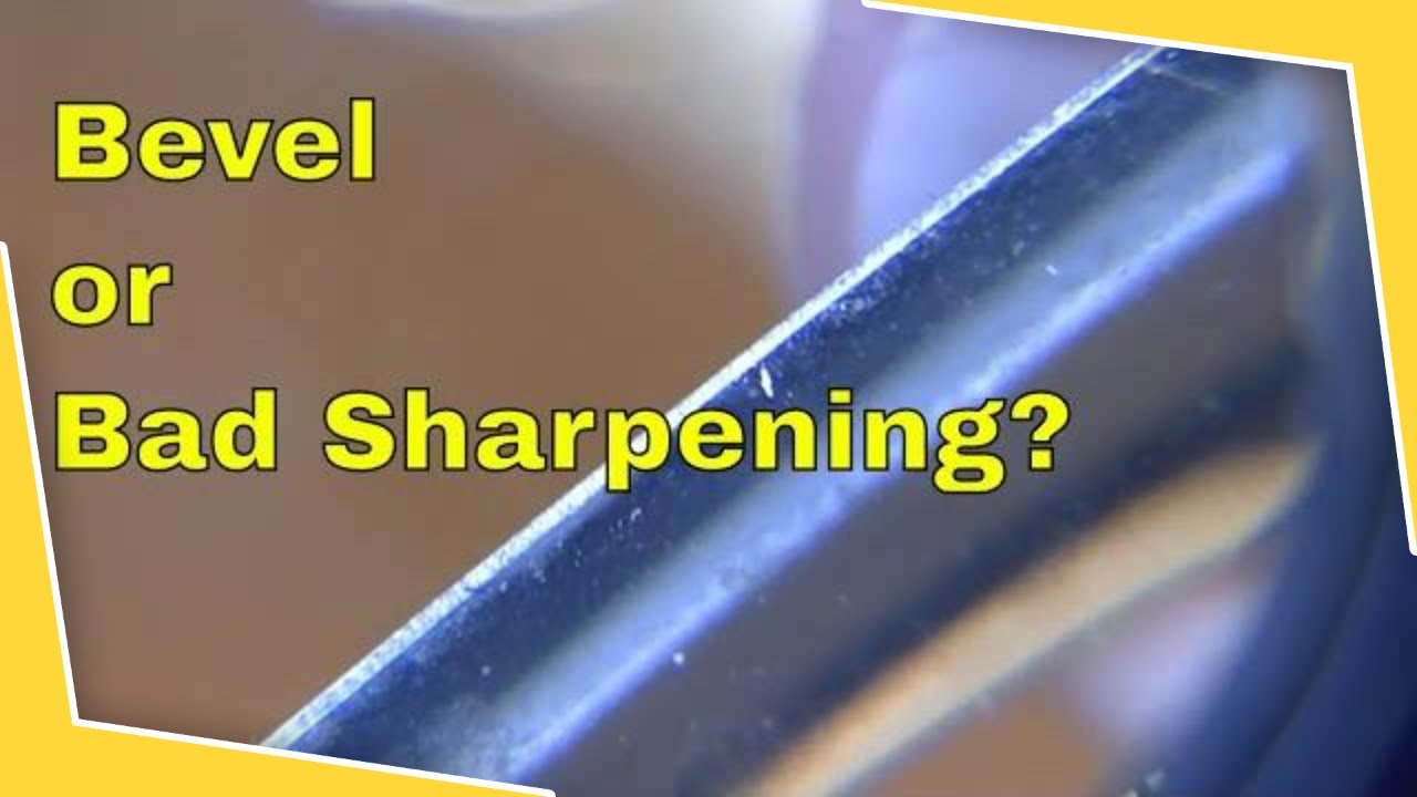 How to tell the difference between a beveled edge shear and bad sharpening. | Bonika Shears