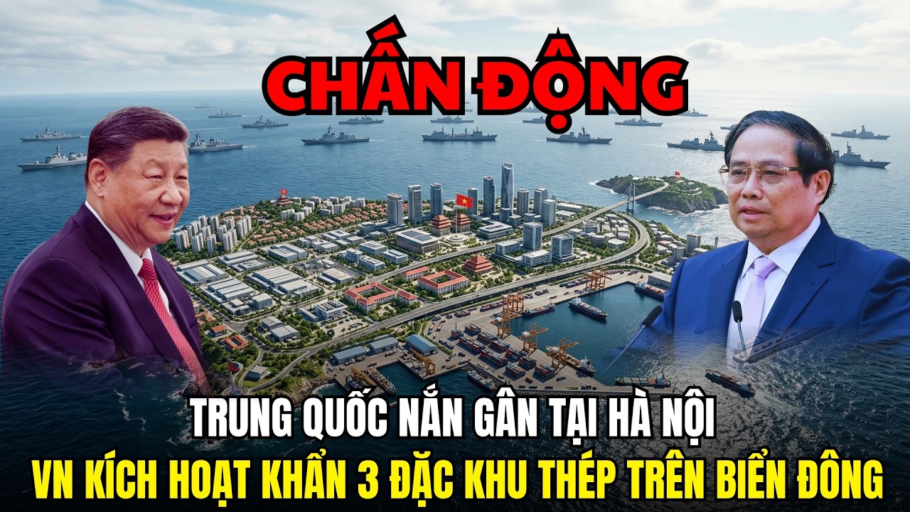 TQ Nắn Gân Tại Hà Nội. Việt Nam Kích Hoạt Khẩn 3 Đặc Khu Thép Trên Biển Đông