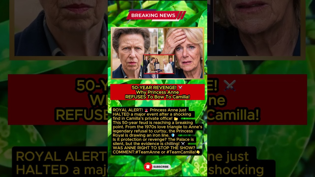 ROYAL SHOWDOWN: Anne Exposes Camilla&rsquo;s 1970s Betrayal!