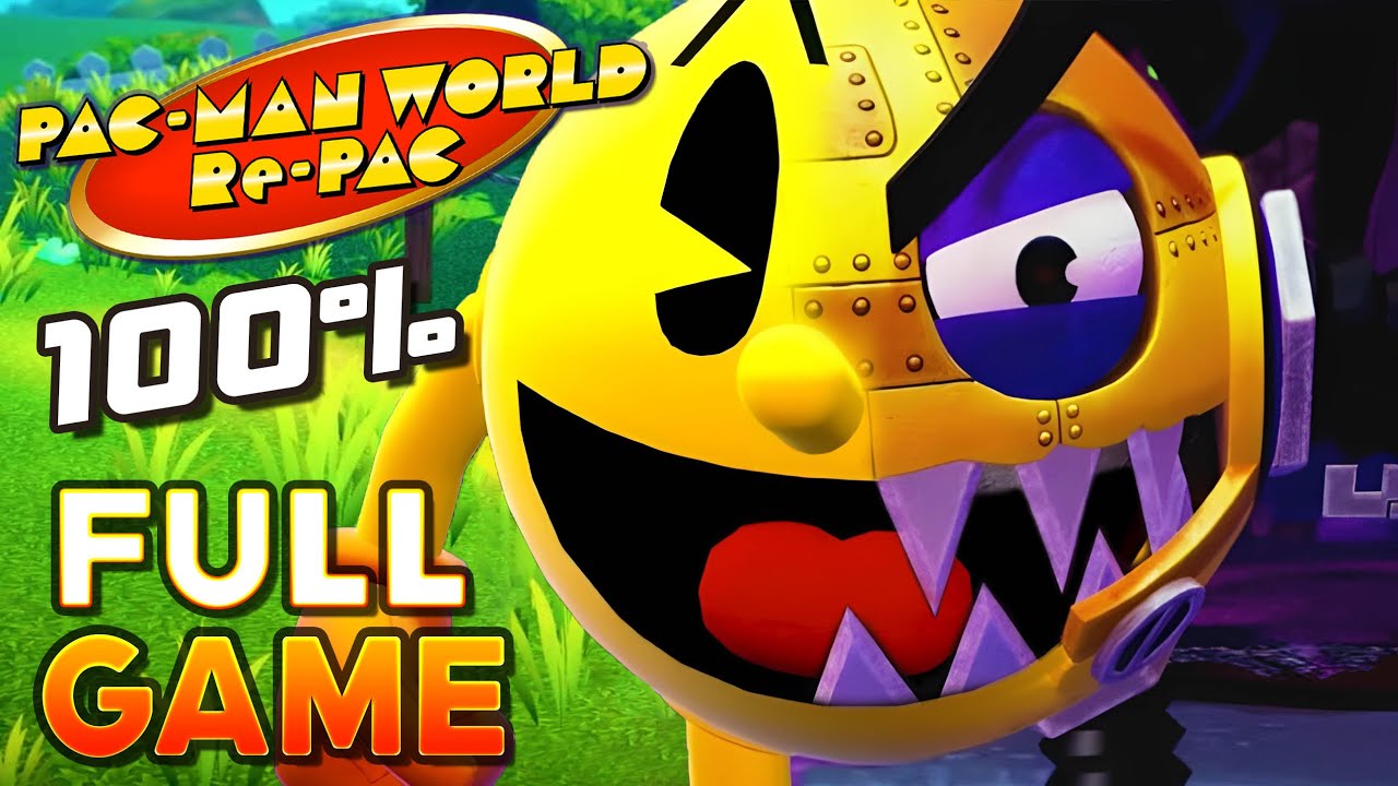 Pac-Man World Re-PAC FULL GAME 100% Longplay (PS4, PS5)