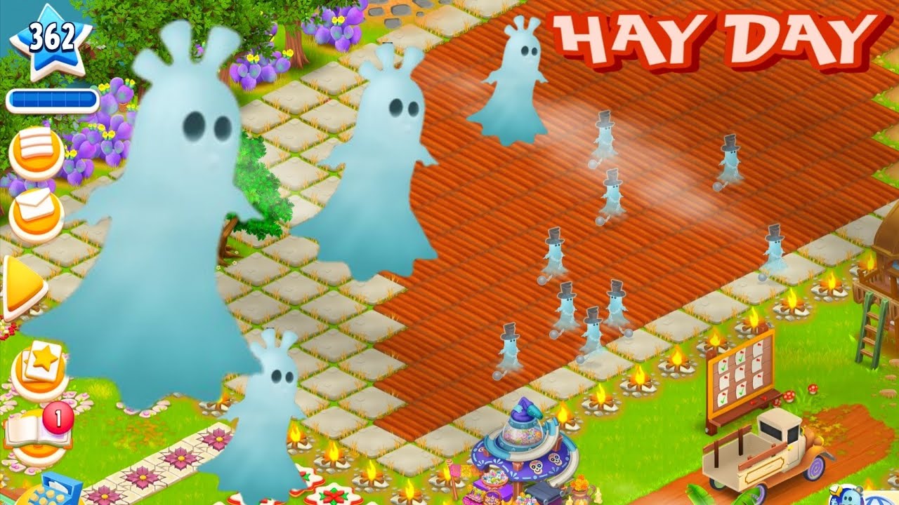 K&Uuml;RESEL HAYALET ETKİNLİĞİ👻 / NERELERDEN TOPLAYA BİLİRİZ #hayaletetkinliği #hayday 