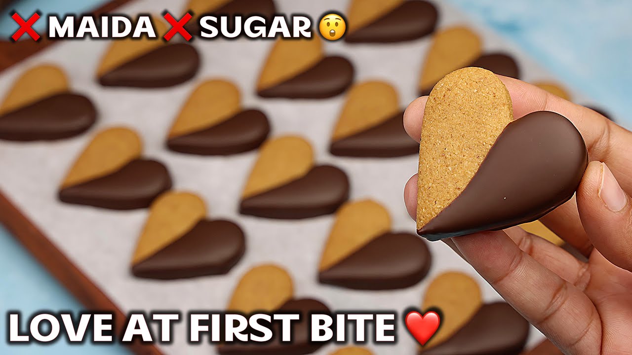❌ No Maida ❌ No Sugar | Eggless Crispy Almond Coffee Cookies Are AMAZING 😲