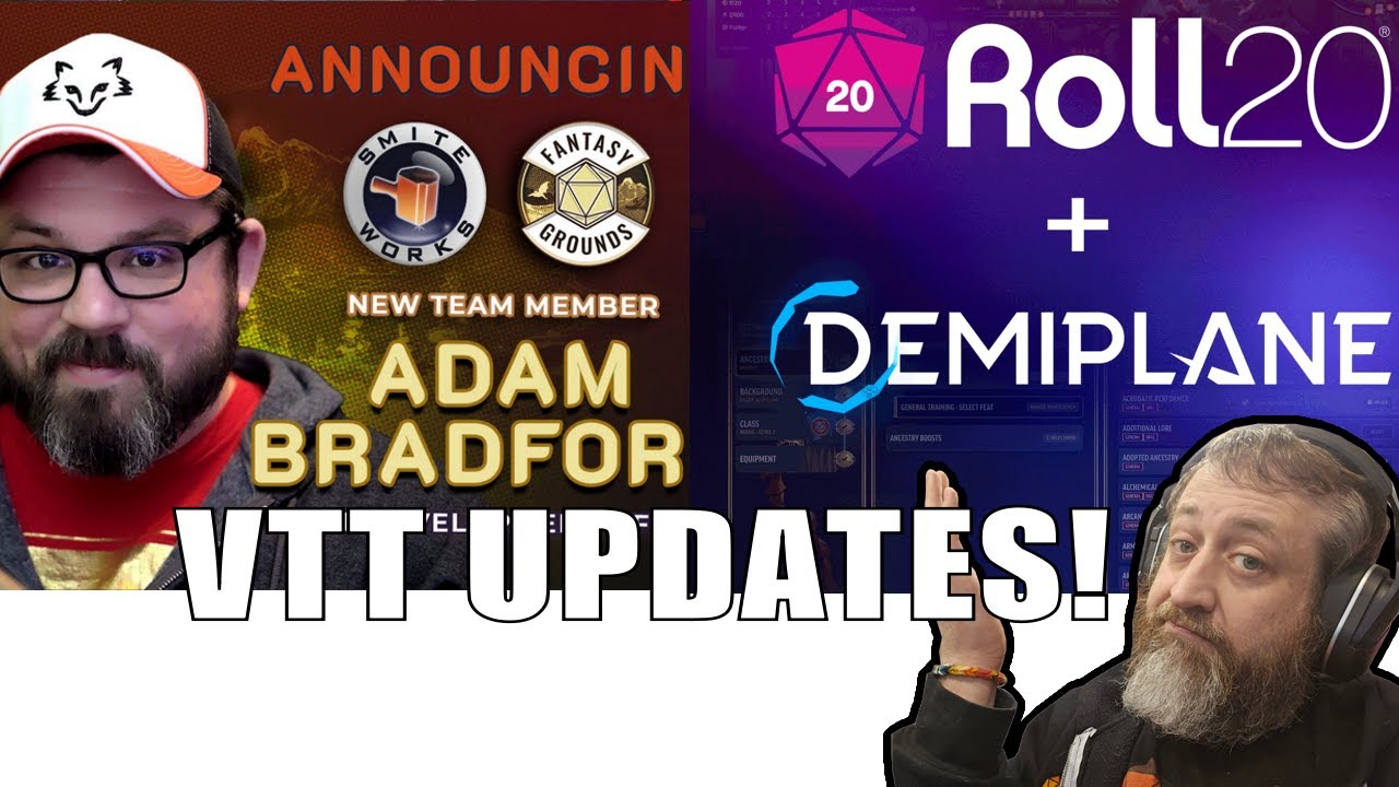 Virtual Tabletop News Updates! | Nerd Immersion