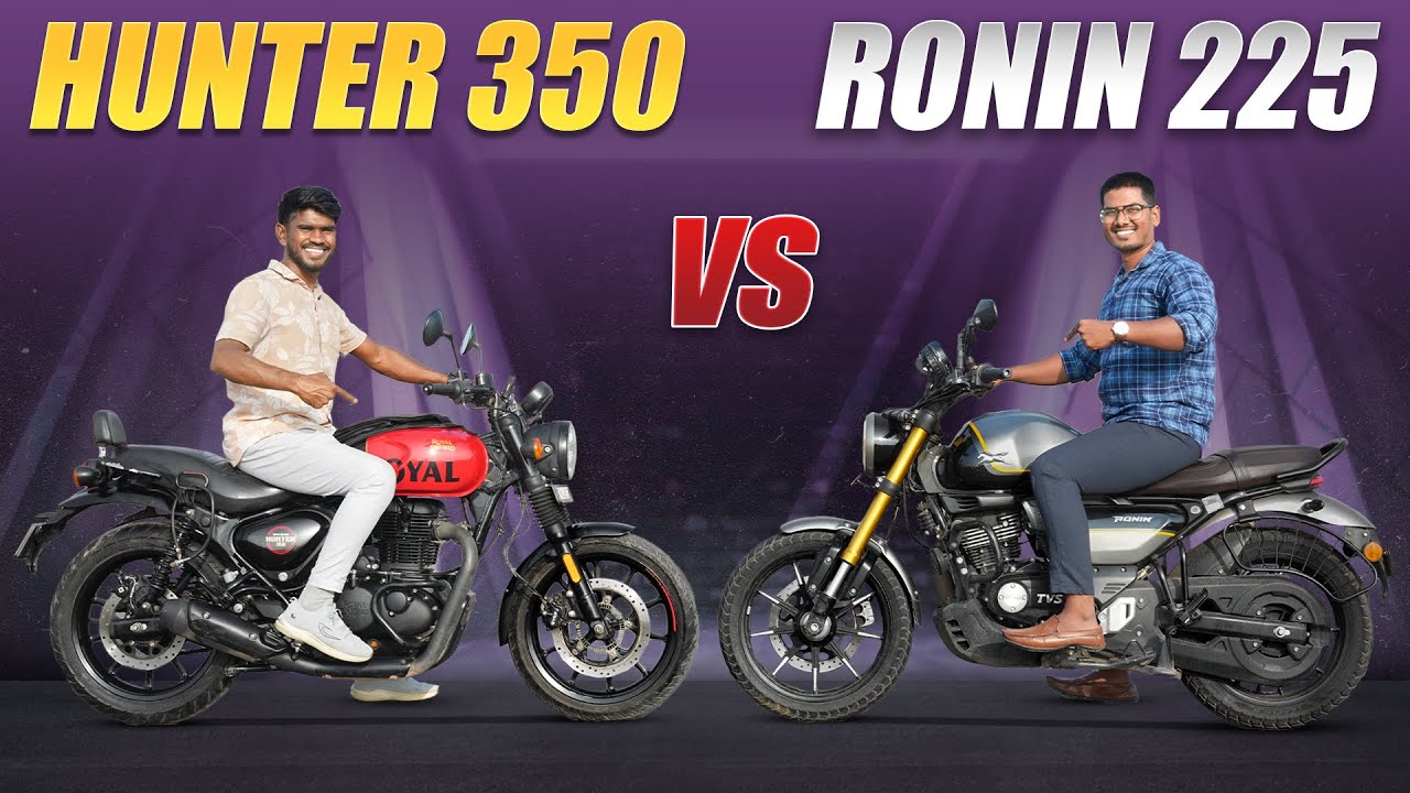 1.60 லட்சத்துக்கு எந்த Cruiser Bike வாங்கலாம் 🤷🏻‍♂️ ? | Hunter350 vs Ronin225