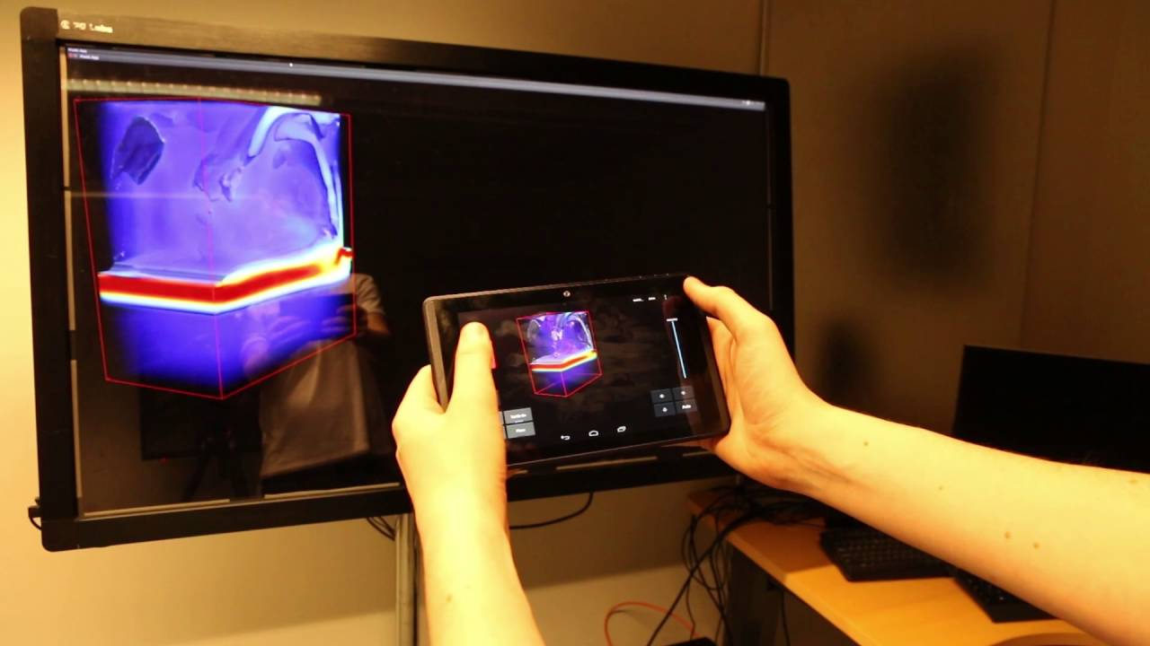 Hybrid Tactile/Tangible Interaction for 3D Data Exploration