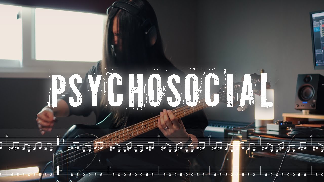 Slipknot - Psychosocial | Bass Cover with Play-Along Tab