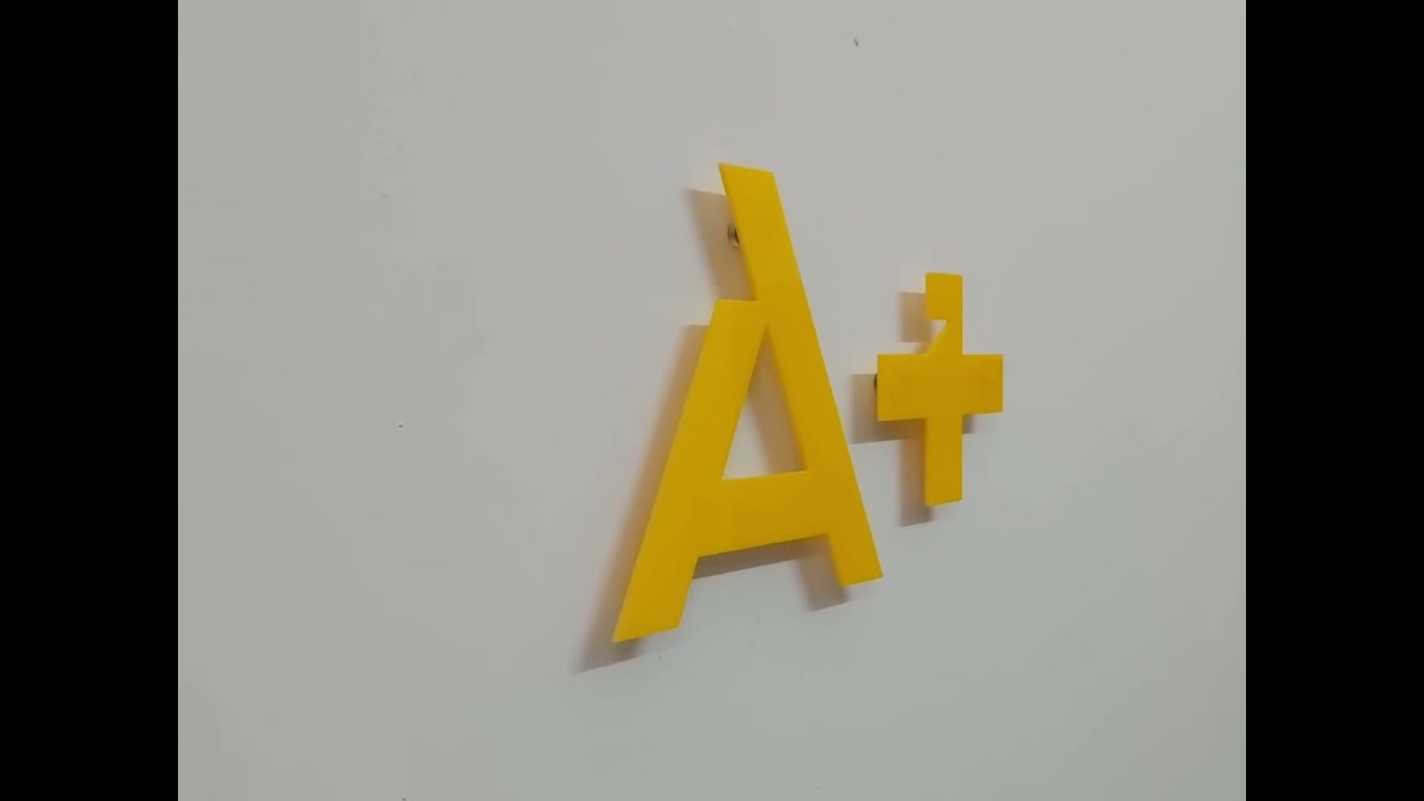 Cómo instalar letras de acrílico con pernos quick snap