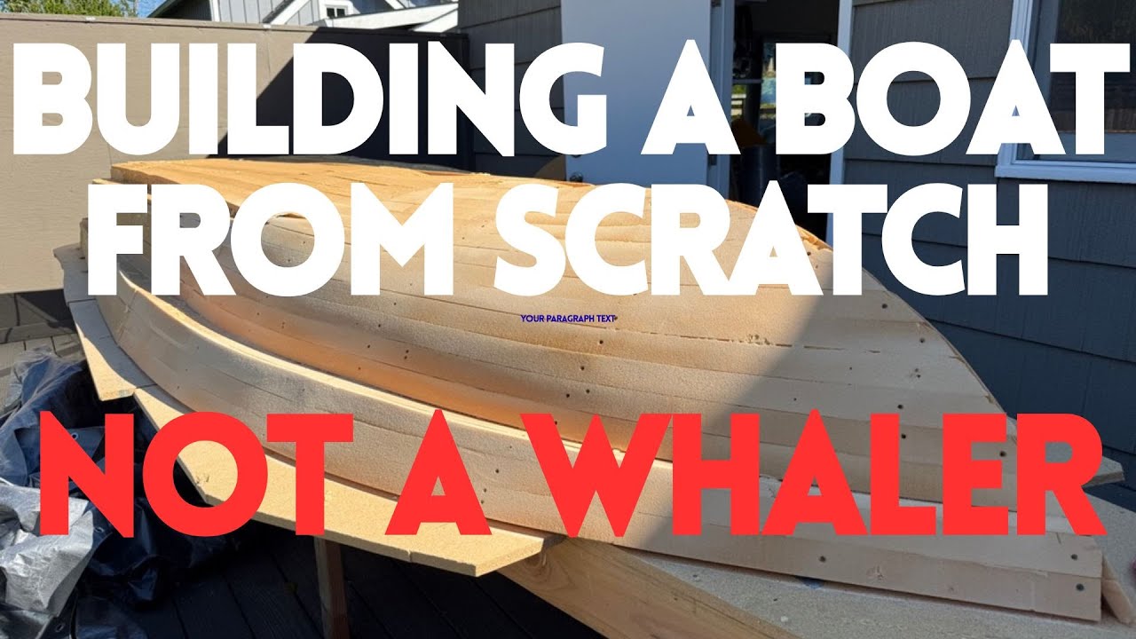BUILDING A BOAT FROM SCRATCH, not a Whaler! Conchfish 16 Ep 1