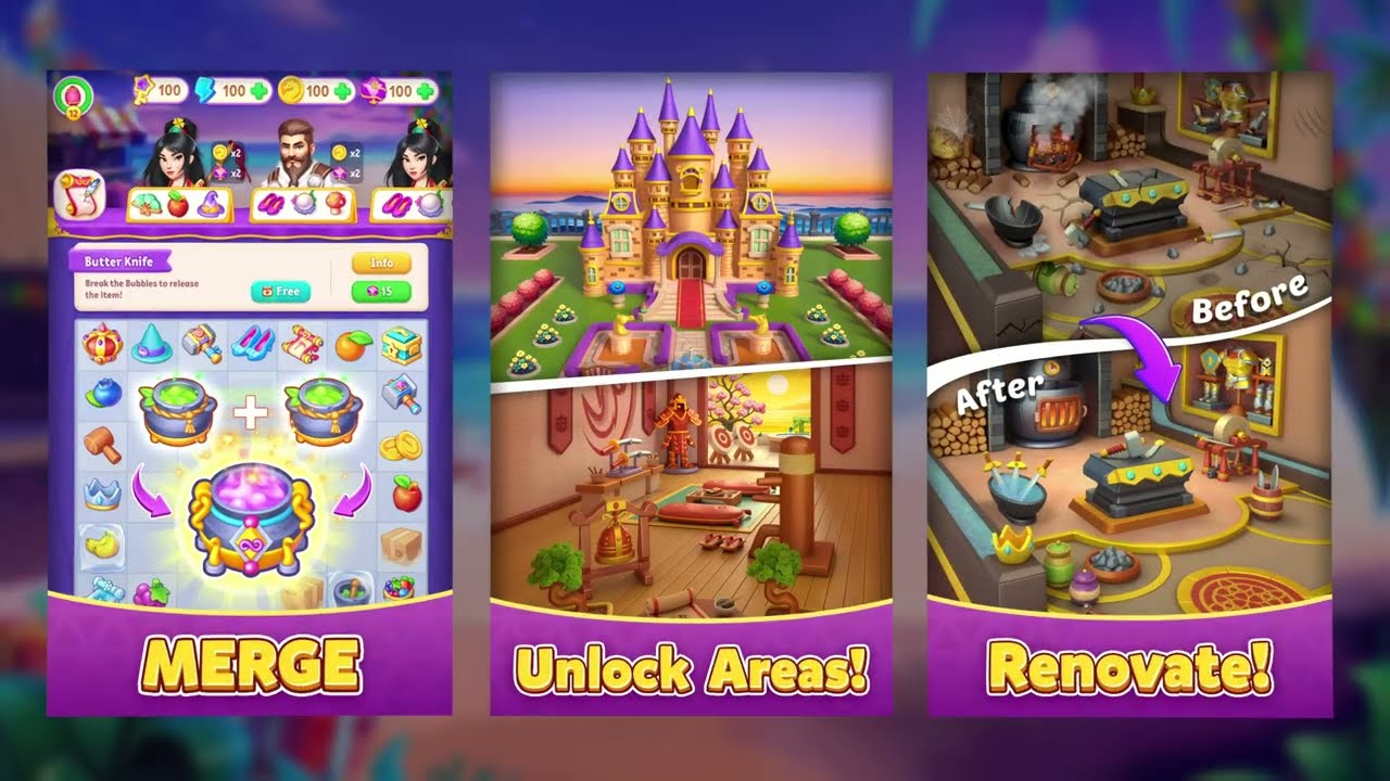 Once Upon A Merge Trailer | Merge Puzzle Games | New Merge Games