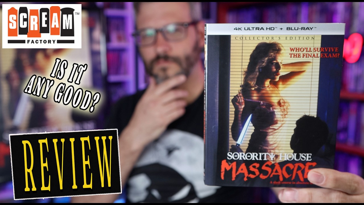 Sorority House Massacre (1986) | 4K UHD Blu-Ray | Scream Factory | Slasher Film Release Review