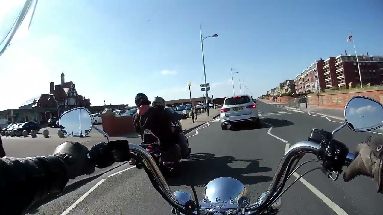 Ride into Blackpool from Southport   23 04 2022