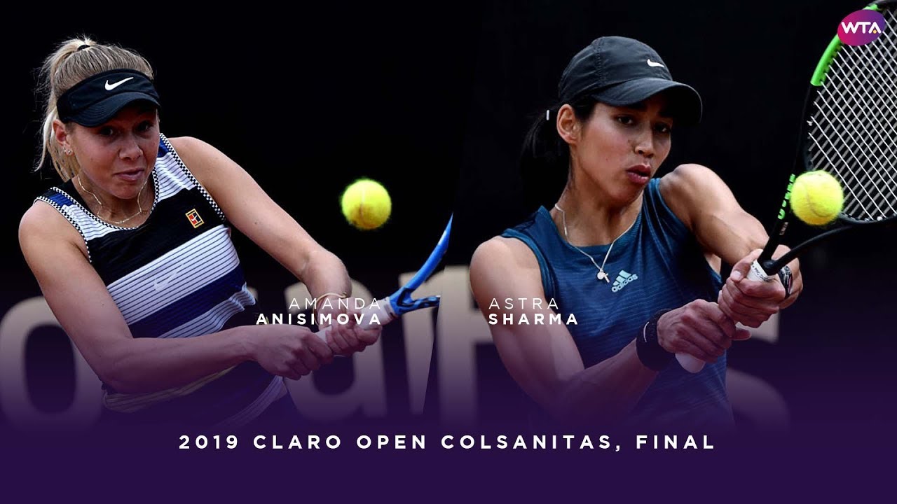 Amanda Anisimova vs. Astra Sharma | 2019 Claro Open Colsanitas Final | WTA Highlights