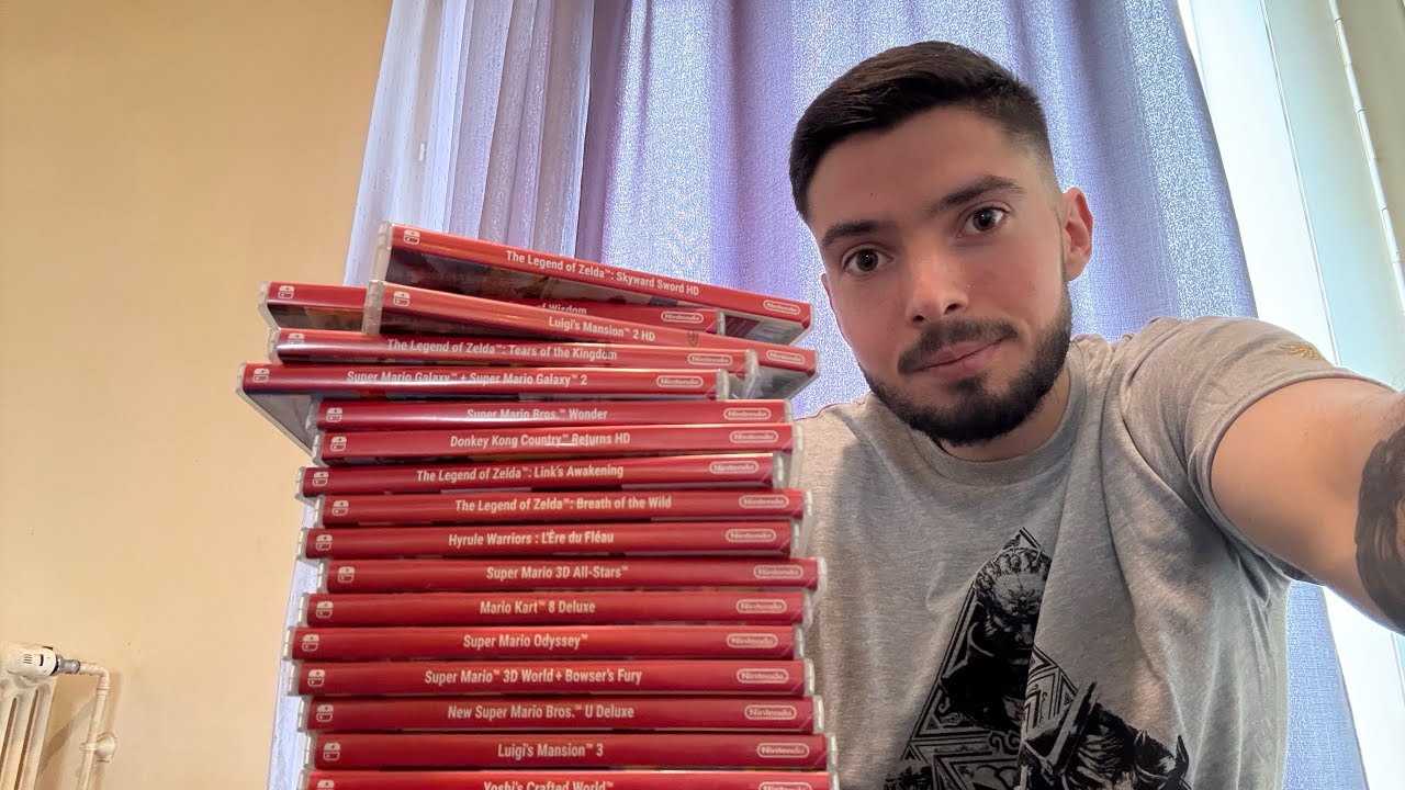 Ma collection de jeux Nintendo switch !