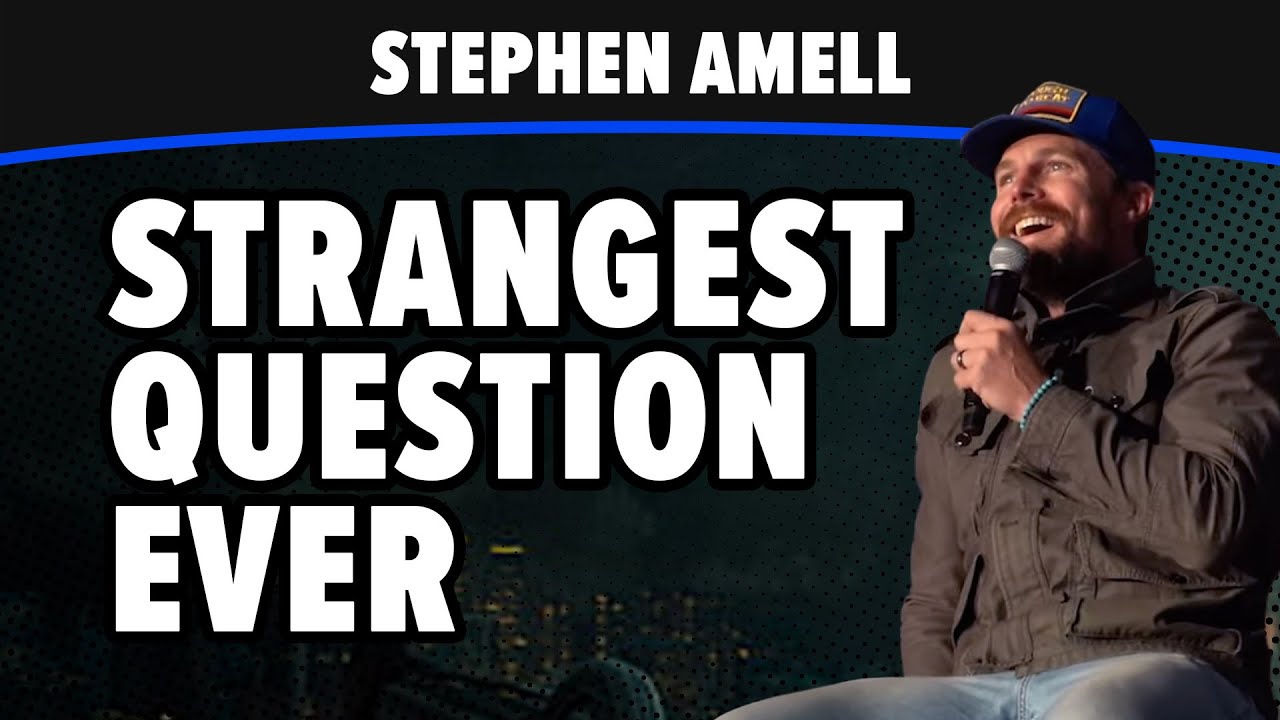 Stephen Amell is asked the strangest fan question, probably ever