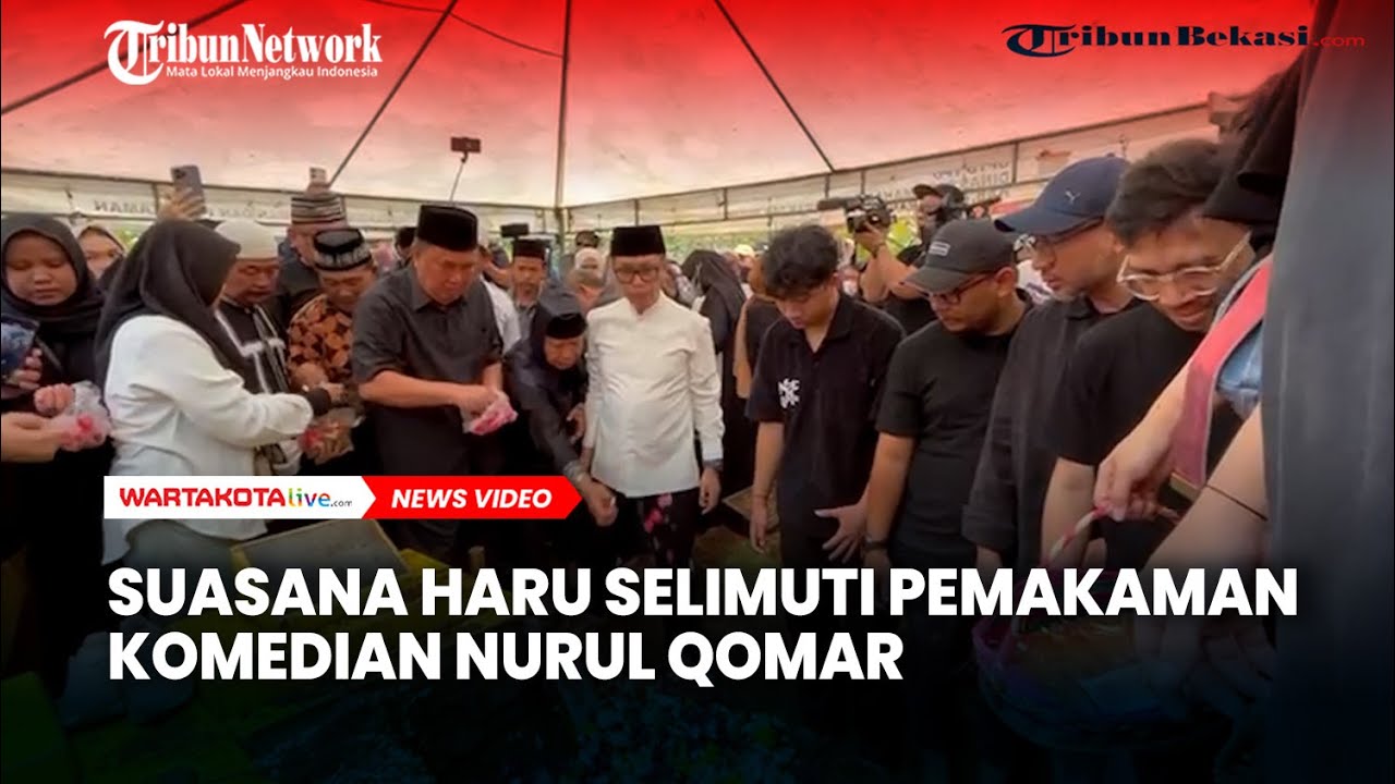 Suasana Haru dan Air Mata Warnai Pemakaman Komedian Qomar