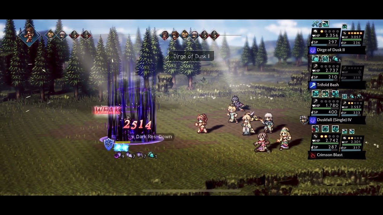 Octopath CotC: Doddering Mercenary (Donescu 100 NPC) f2p clear