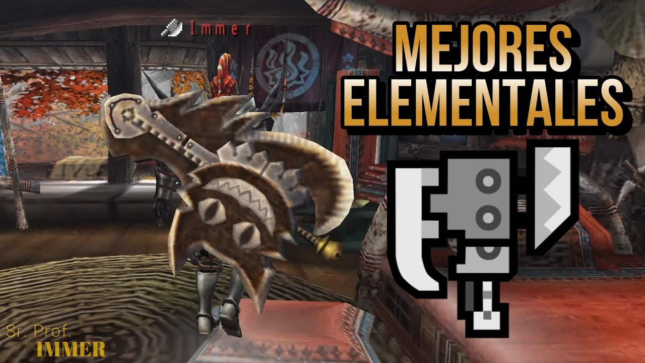 Mejores HACHA ESPADA Elementales - Monster Hunter Portable 3rd/MHp3rd