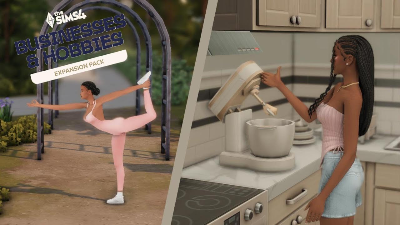 Владение пекарней и студией пилатеса🌿 | Бизнес и хобби в Sims 4