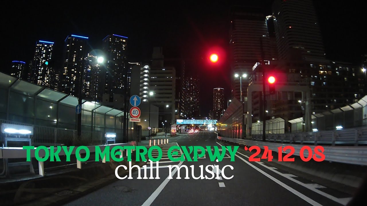 Tokyo chill drive metro expwy ③'24 12 08 首都高夜景