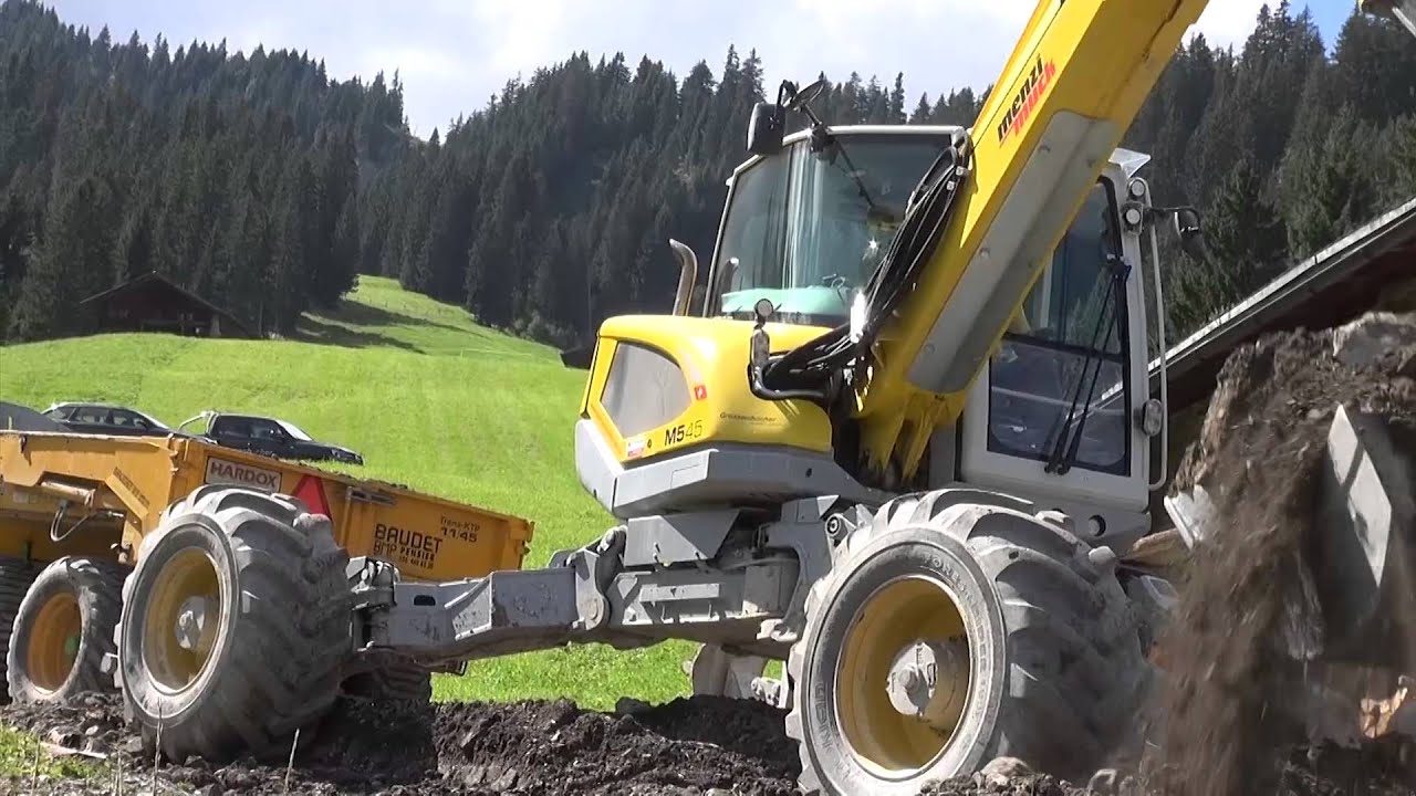 Menzi Muck M545 mit Rototilt
