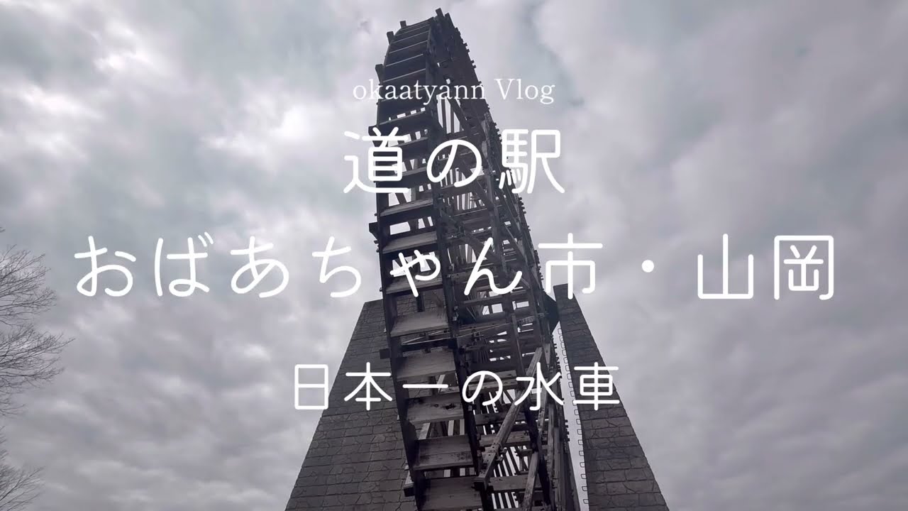 【Drive Vlog岐阜旅】お母ちゃん女1人ドライブ旅  山岡おばあちゃん市