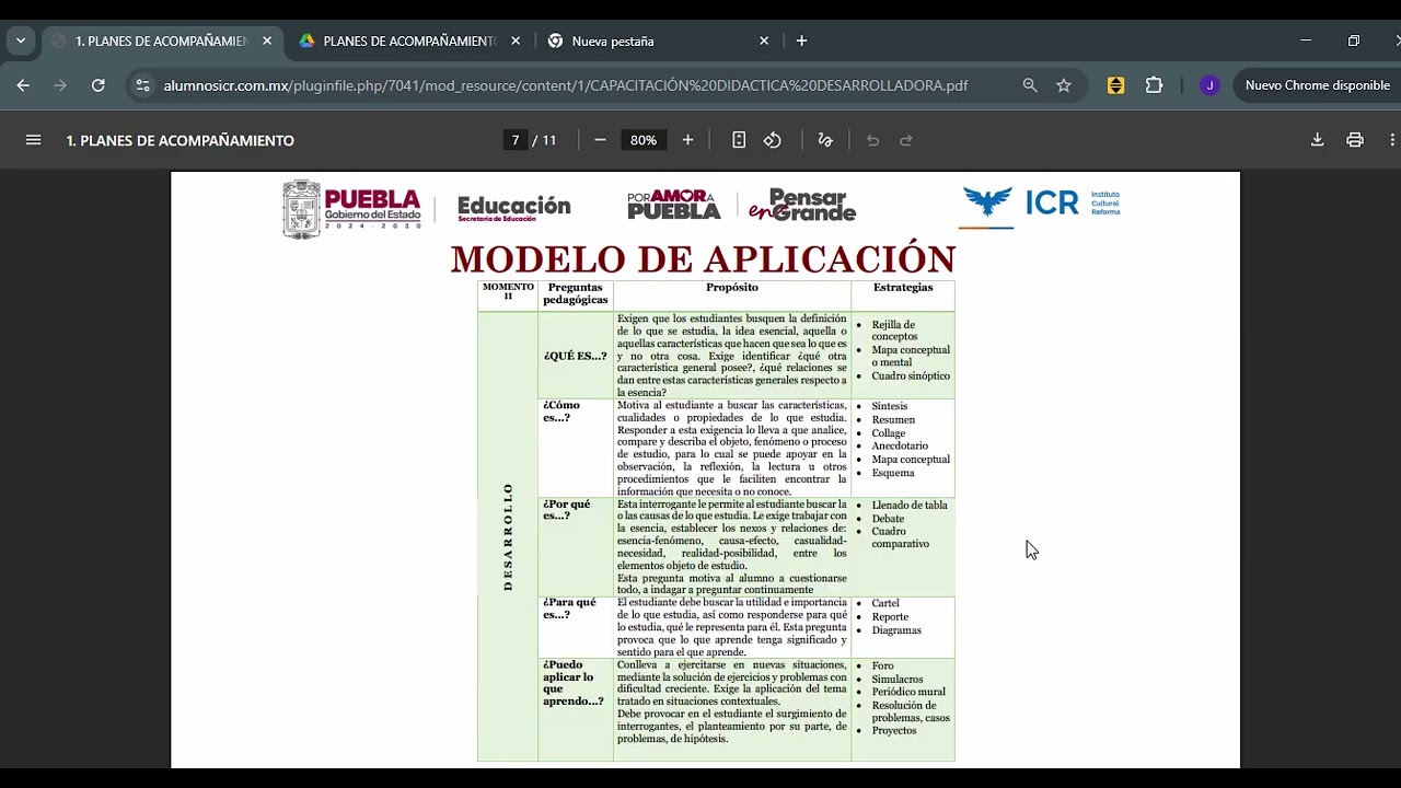 1.2.- DIDACTICA DESARROLLADORA