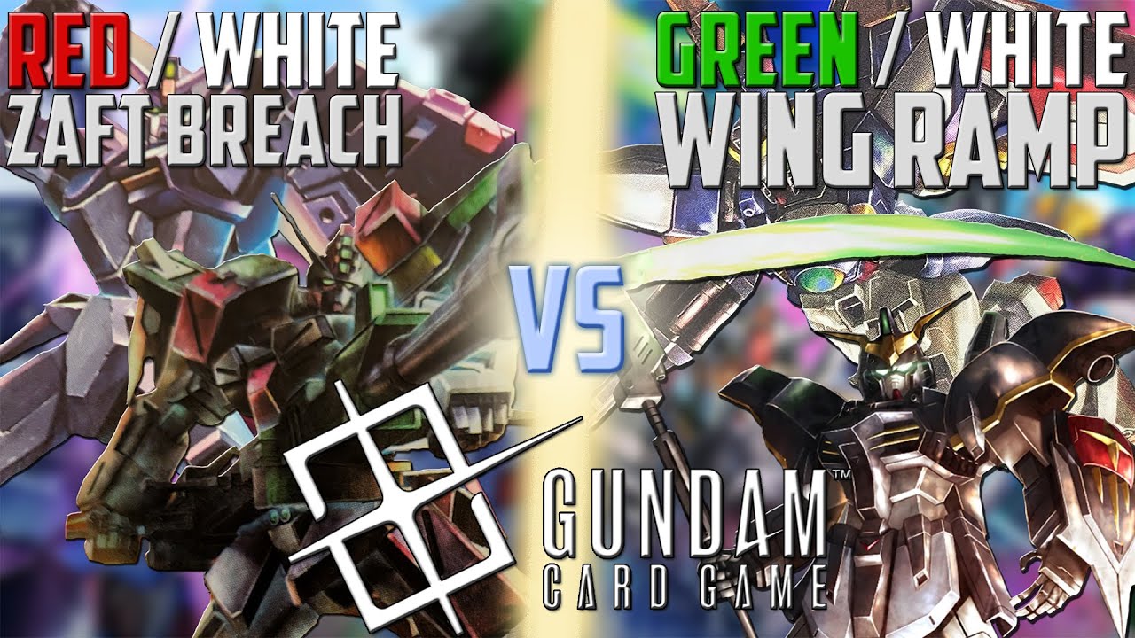[Battle Series #4] Red White ZAFT Breach vs Green White Gundam Wing Ramp | Gundam Card Game