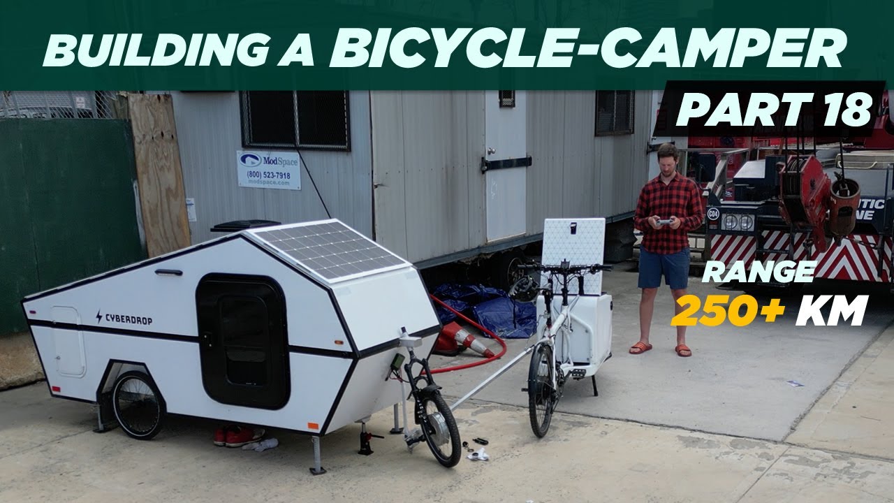 Electric-Powered Bicycle Camper (PART 18)