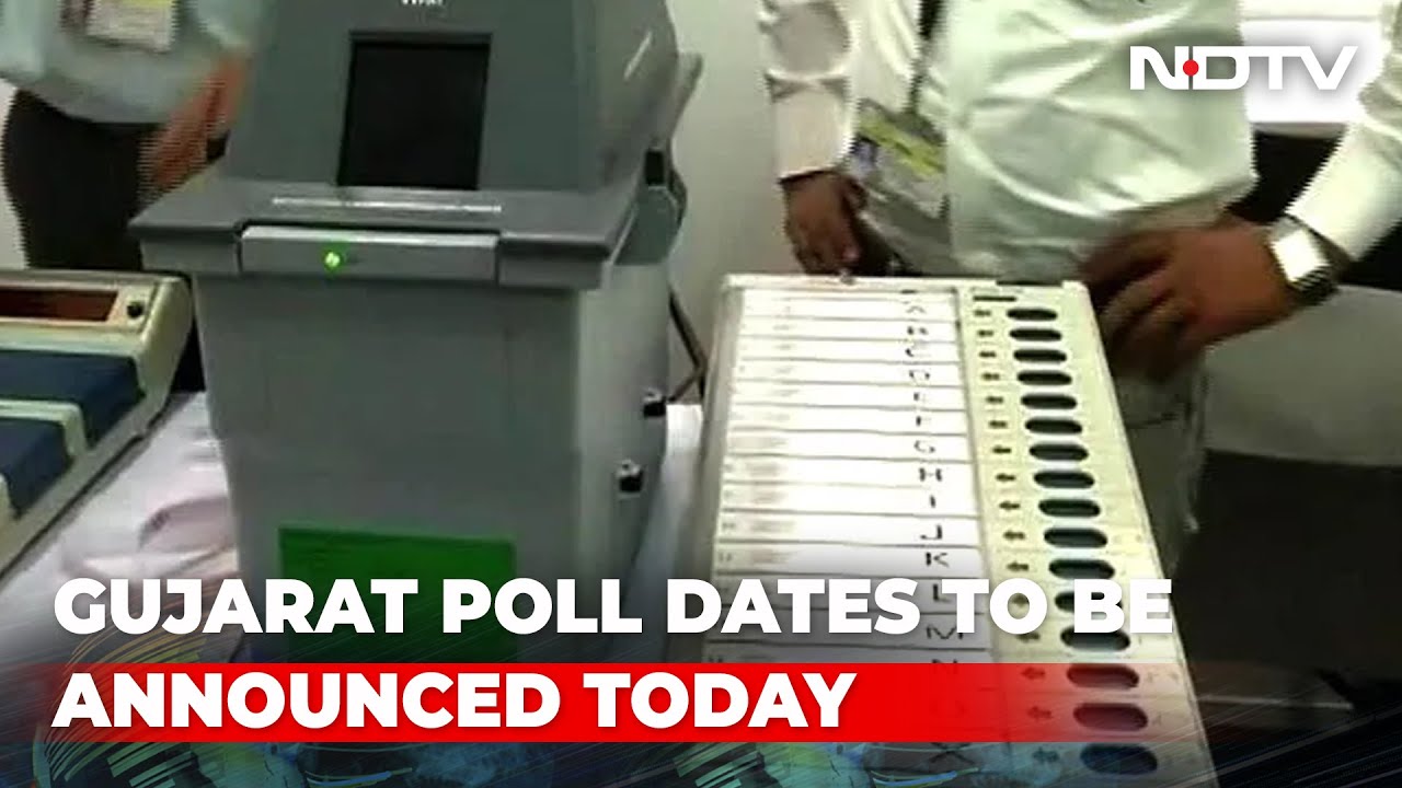 Gujarat Election Dates To Be Announced At Noon Today