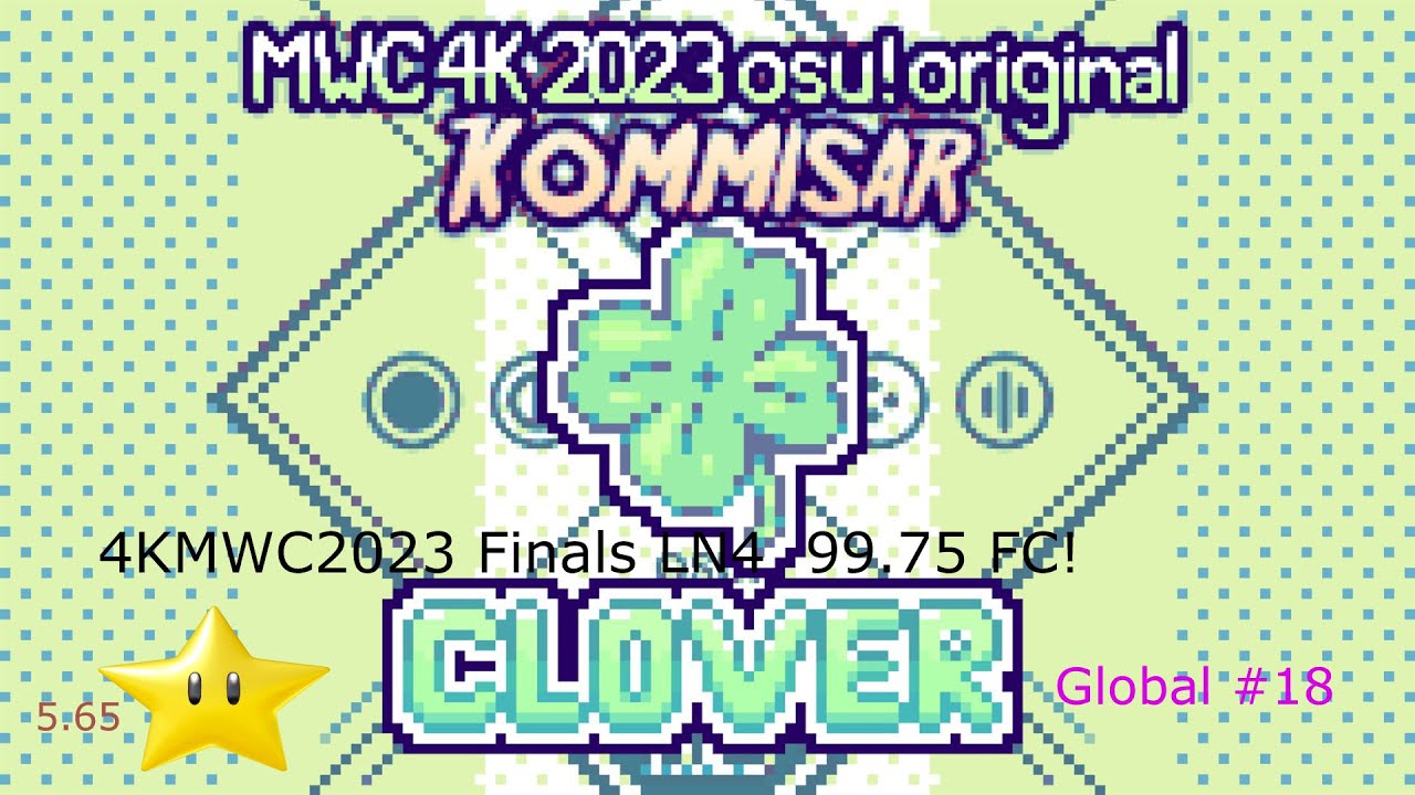4K2023MWC FInals LN4 Clover 99.75 FC V1 (Global #18)