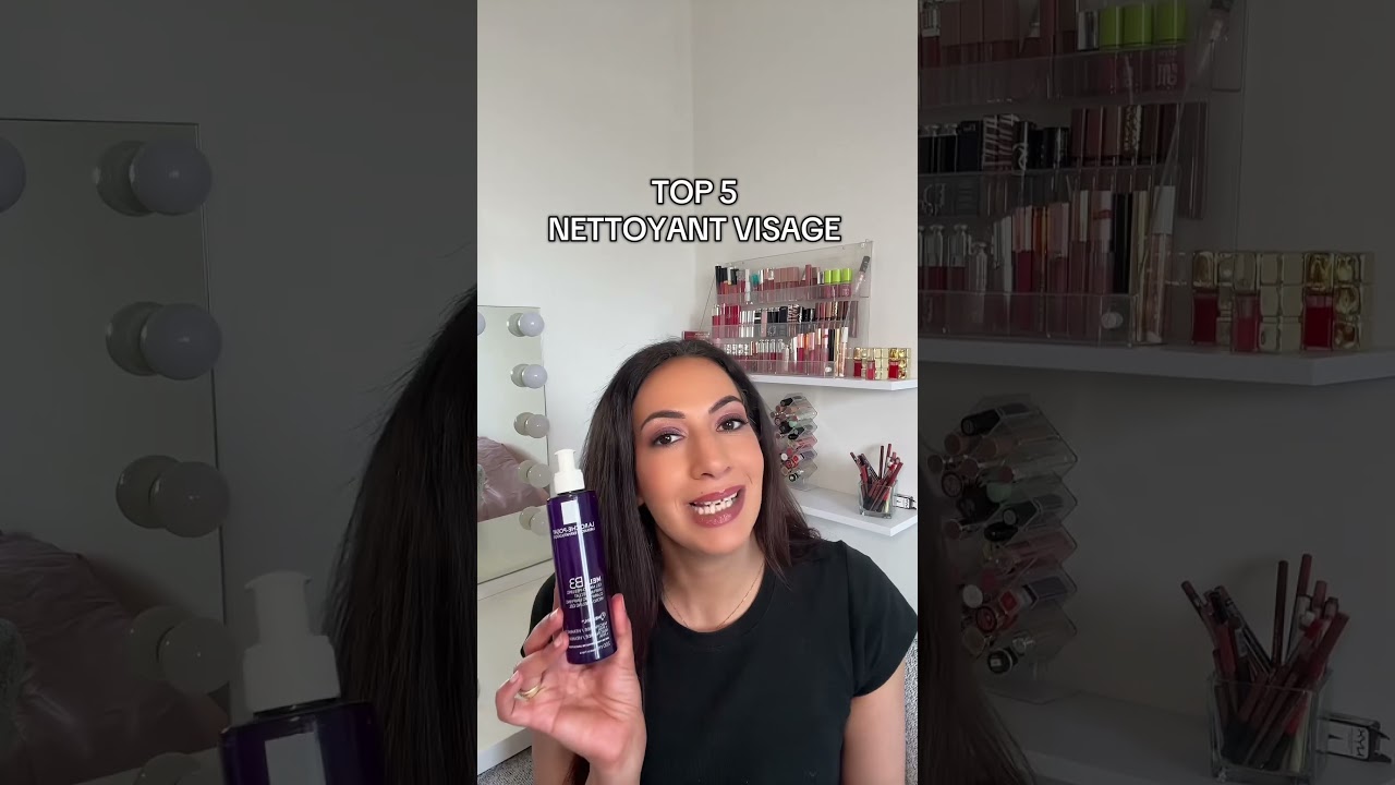 TOP 5 NETTOYANT VISAGE #skincare #skincareroutine #peeling