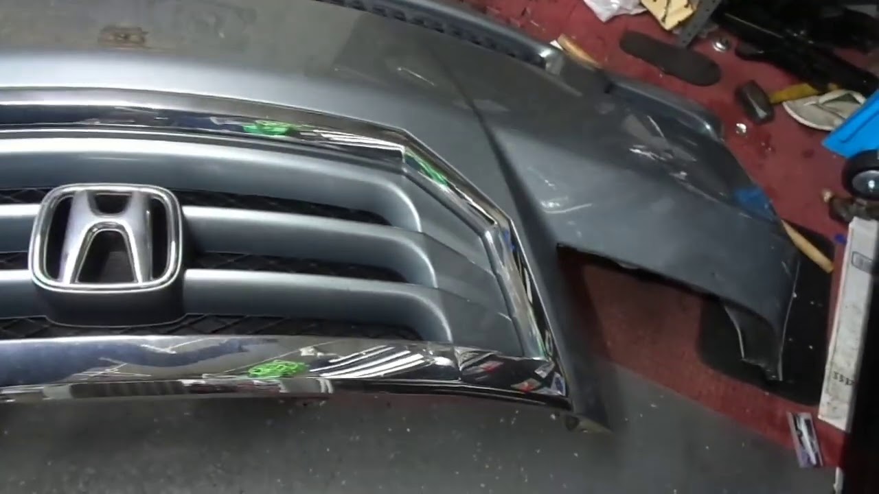 2008 honda odyssey front bumper replacement