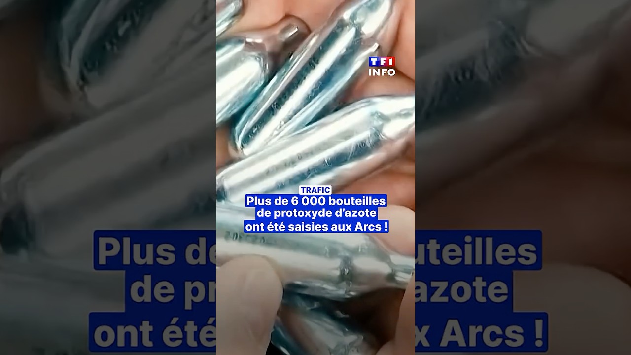 Un tr*fic de protoxyde d&rsquo;azote d&eacute;mantel&eacute;｜TF1 INFO
