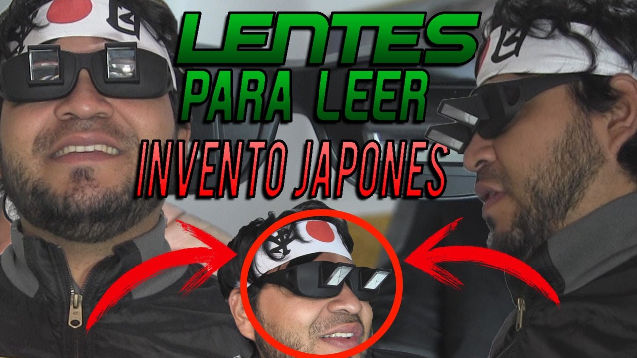 Invento japon&eacute;s :CURIOSOS LENTES PARA LEER SIN MOVERTE